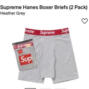 SUPREME X HANES BOXERS